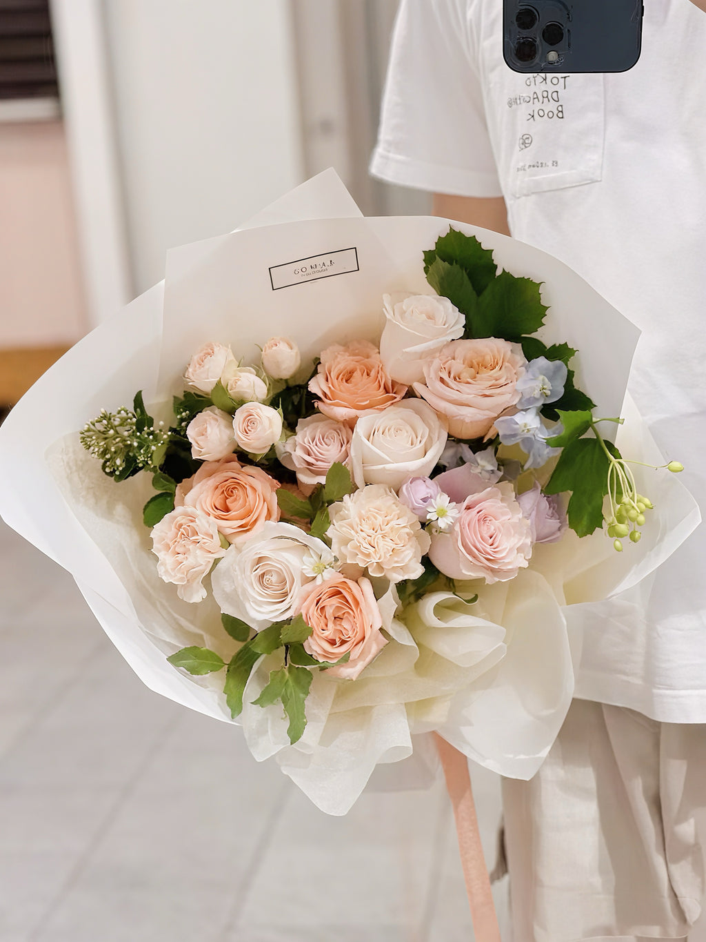 Peach Sorbet Bouquet
