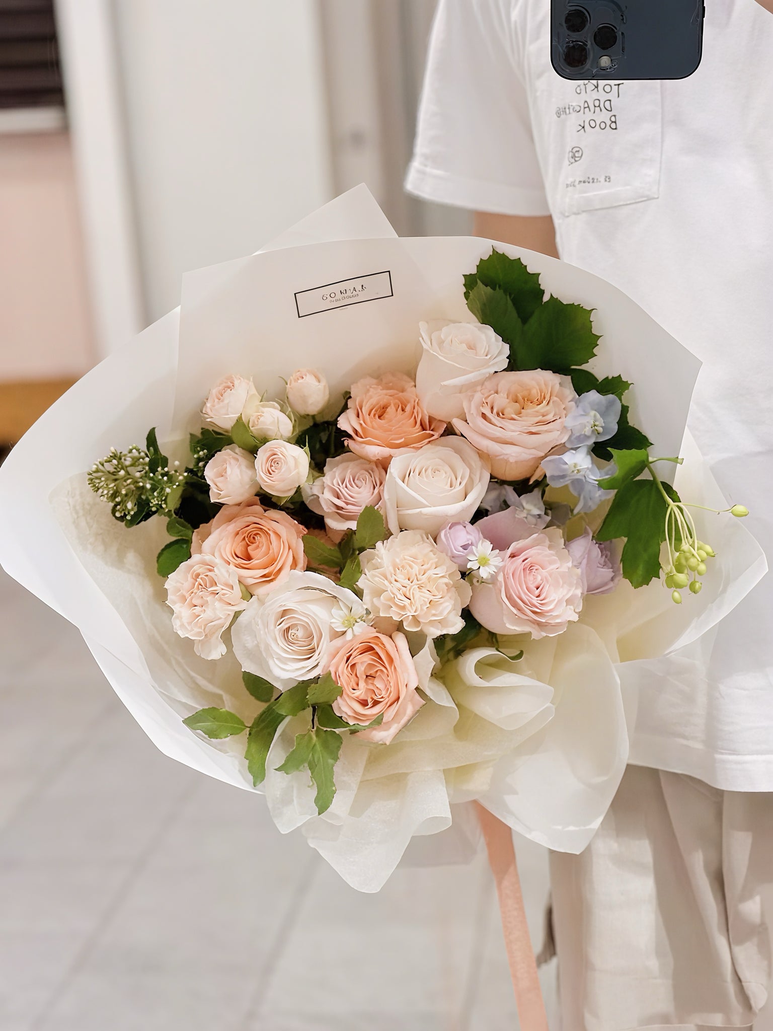 Peach Sorbet Bouquet
