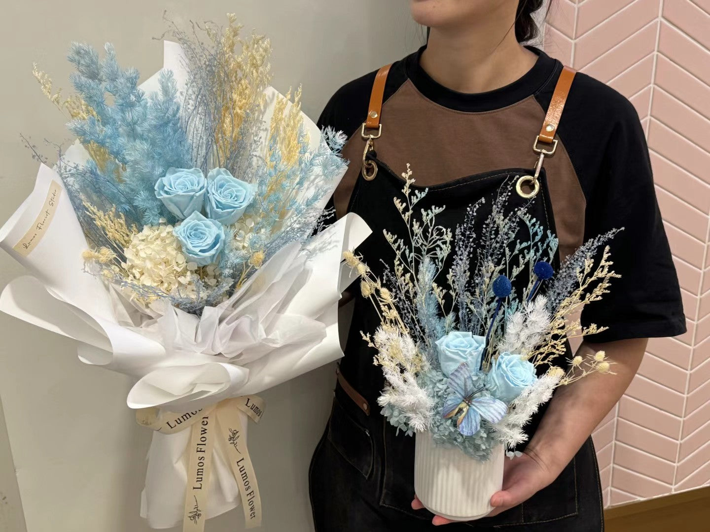 Preserved Flower Bouquet – Custom Colors