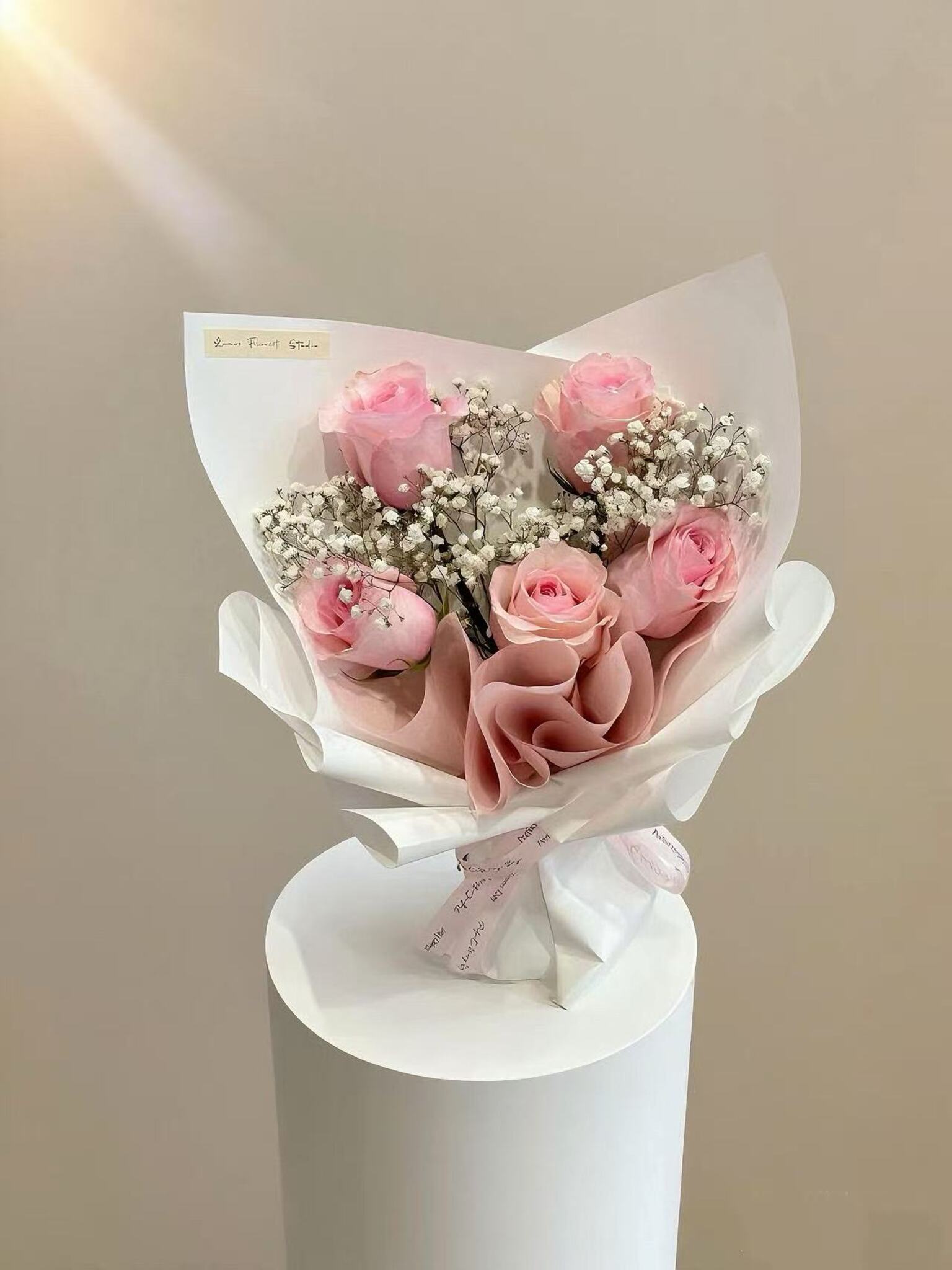Rose only-Pink lady Bouquet